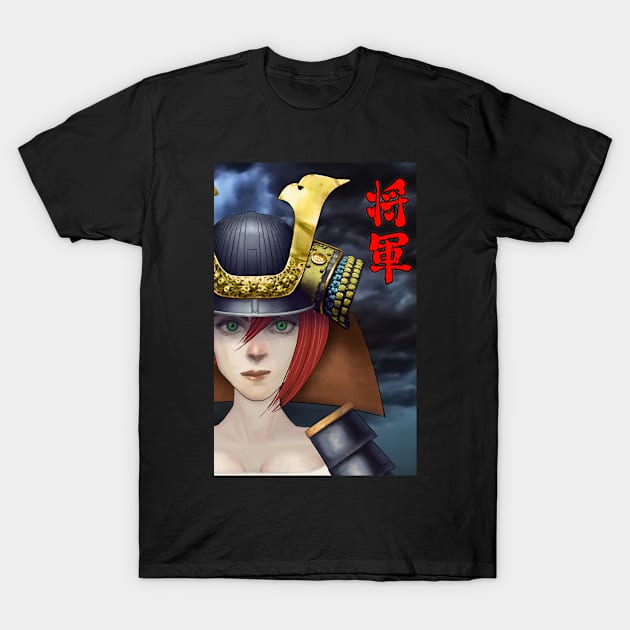 Pin Up Samurai T-Shirt by EddieChristian